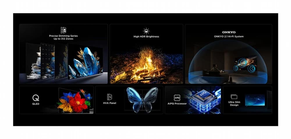 TCL 55C69KS 55" | 4K QD-Mini LED Smart TV | Google TV | Dolby Vision | Metallic - foto 2