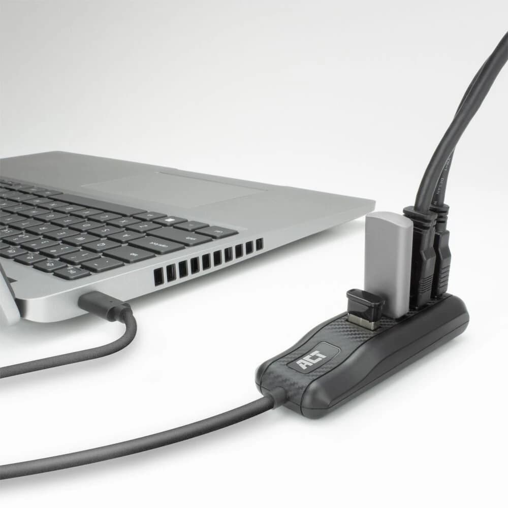 ACT AC6420 USB-C hub met kabel
