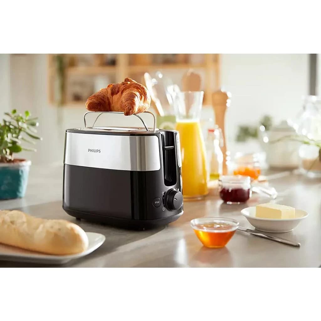 Philips HD2516/90 Daily Collection Broodrooster RVS/Zwart - foto 4