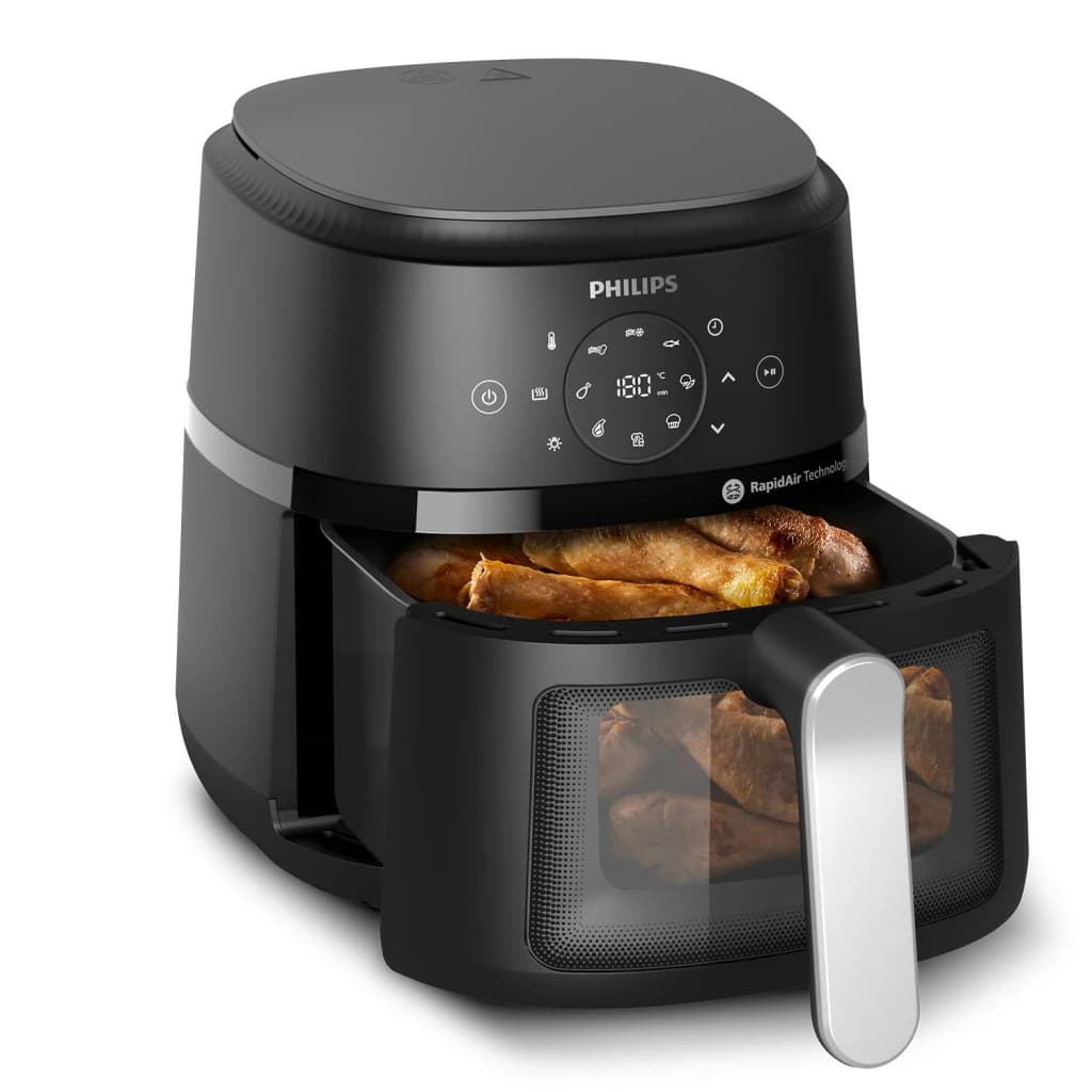 Philips NA221/00 Airfryer 4.2L 1500W Zwart/Zilver - foto 4