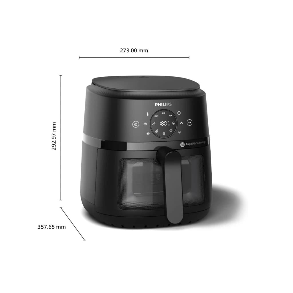 Philips NA221/00 Airfryer 4.2L 1500W Zwart/Zilver - foto 5