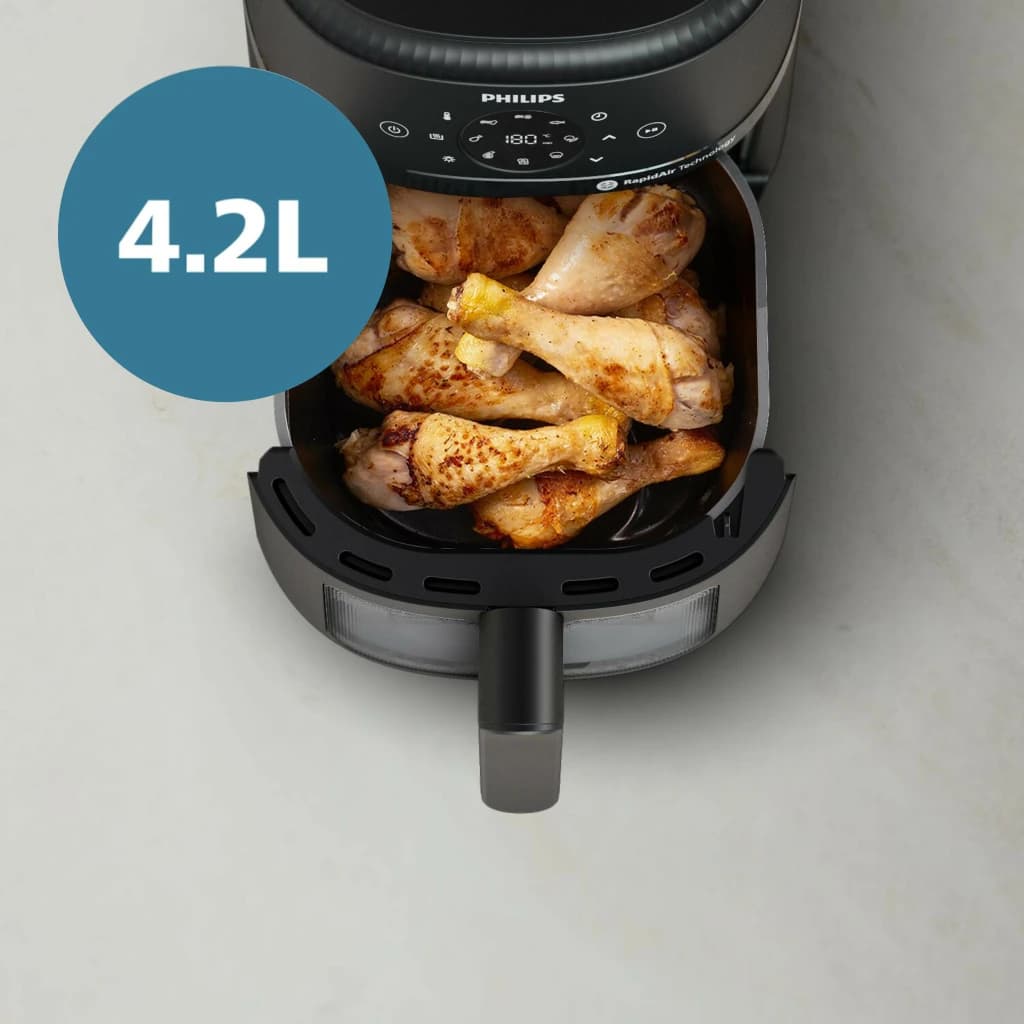 Philips NA221/00 Airfryer 4.2L 1500W Zwart/Zilver - foto 6