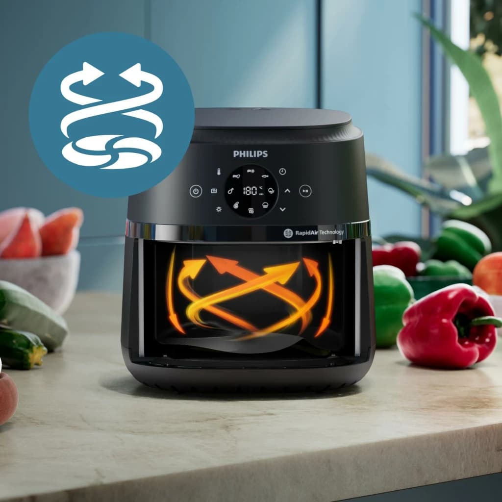 Philips NA221/00 Airfryer 4.2L 1500W Zwart/Zilver - foto 7