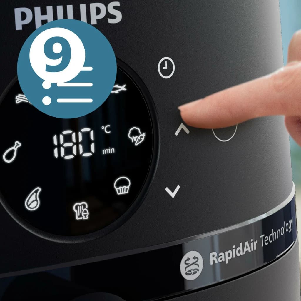 Philips NA221/00 Airfryer 4.2L 1500W Zwart/Zilver - foto 8