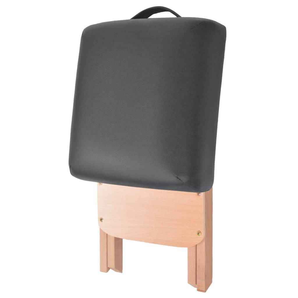 vidaXL Massagetafel- en krukset inklapbaar 2 zones dik - foto 5