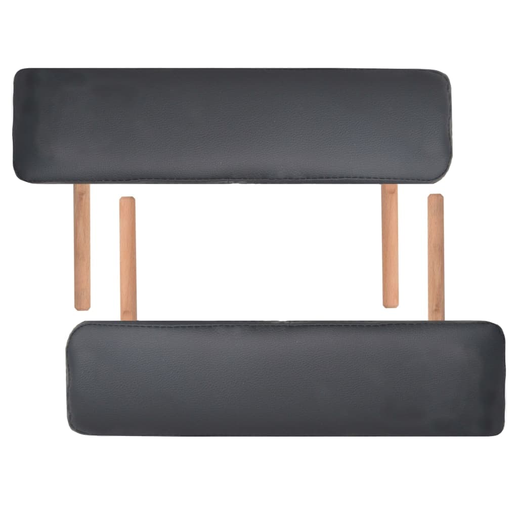 vidaXL Massagetafel- en krukset inklapbaar 2 zones dik - foto 6