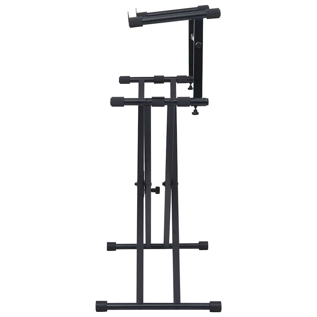 vidaXL Keyboardstandaard X-frame dubbel versterkt - foto 4