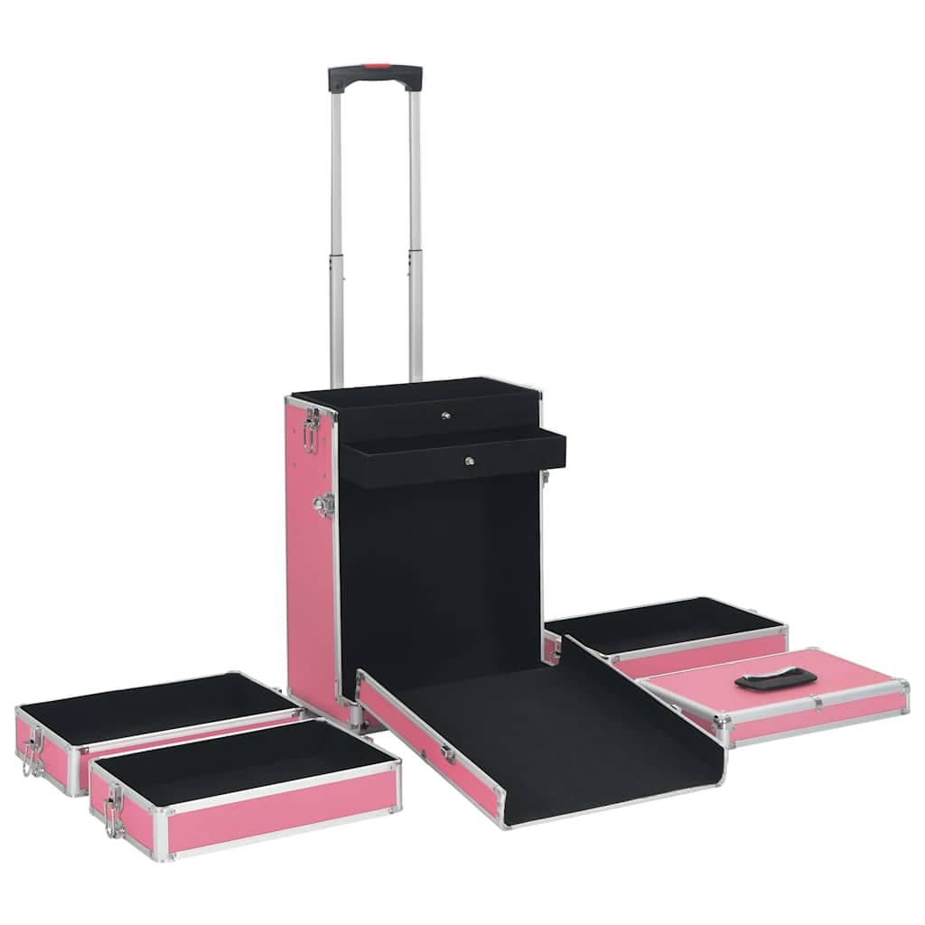 vidaXL Make-up trolley aluminium - foto 5