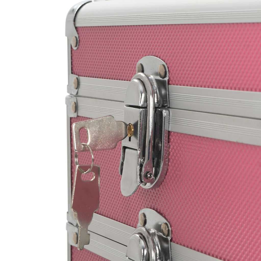 vidaXL Make-up trolley aluminium - foto 7