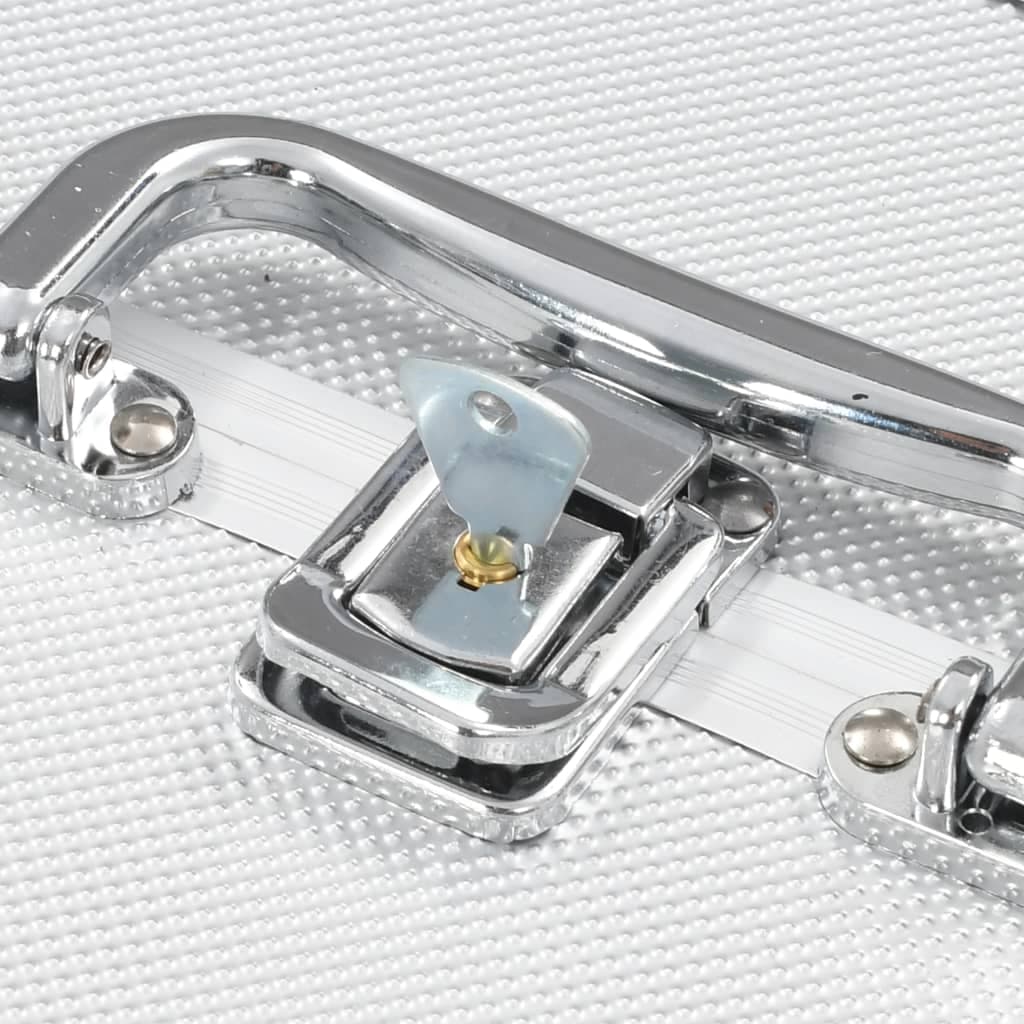 vidaXL Make-up koffer aluminium - foto 6