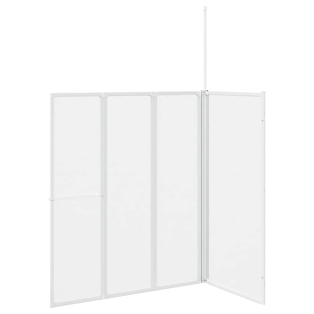 vidaXL Badwand -vormig 4 panelen inklapbaar - foto 8