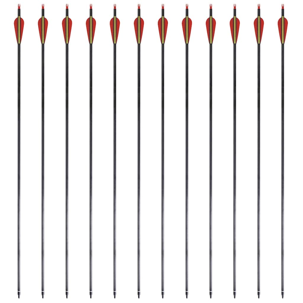 Pijlen recurveboog standaard 30" koolstof 12 stuks - foto 4
