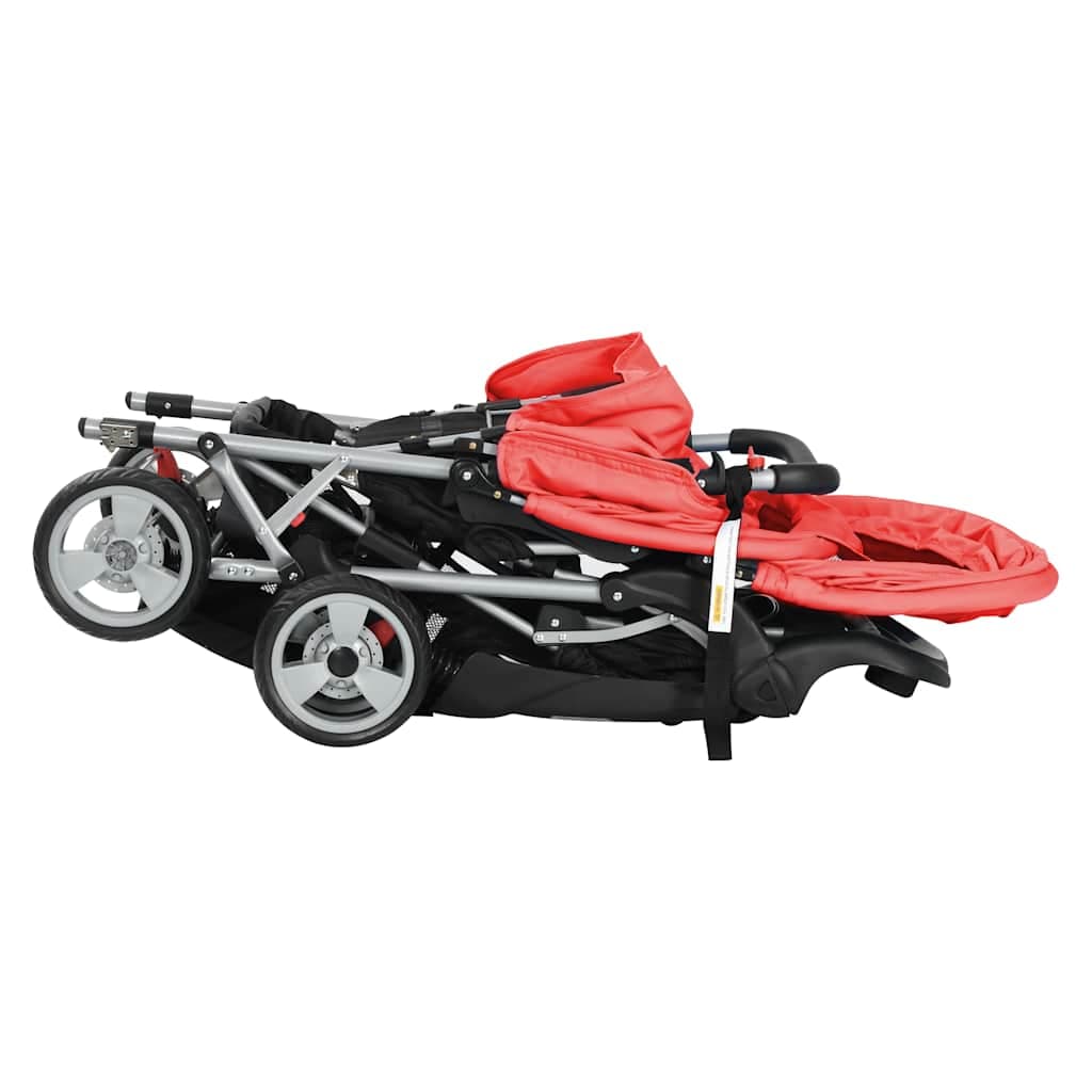 vidaXL Kinderwagen dubbel staal - foto 6