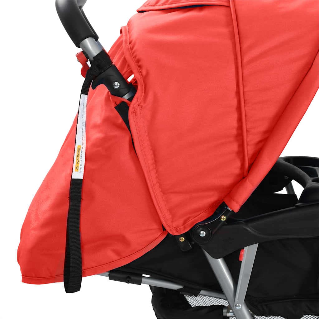 vidaXL Kinderwagen dubbel staal - foto 7