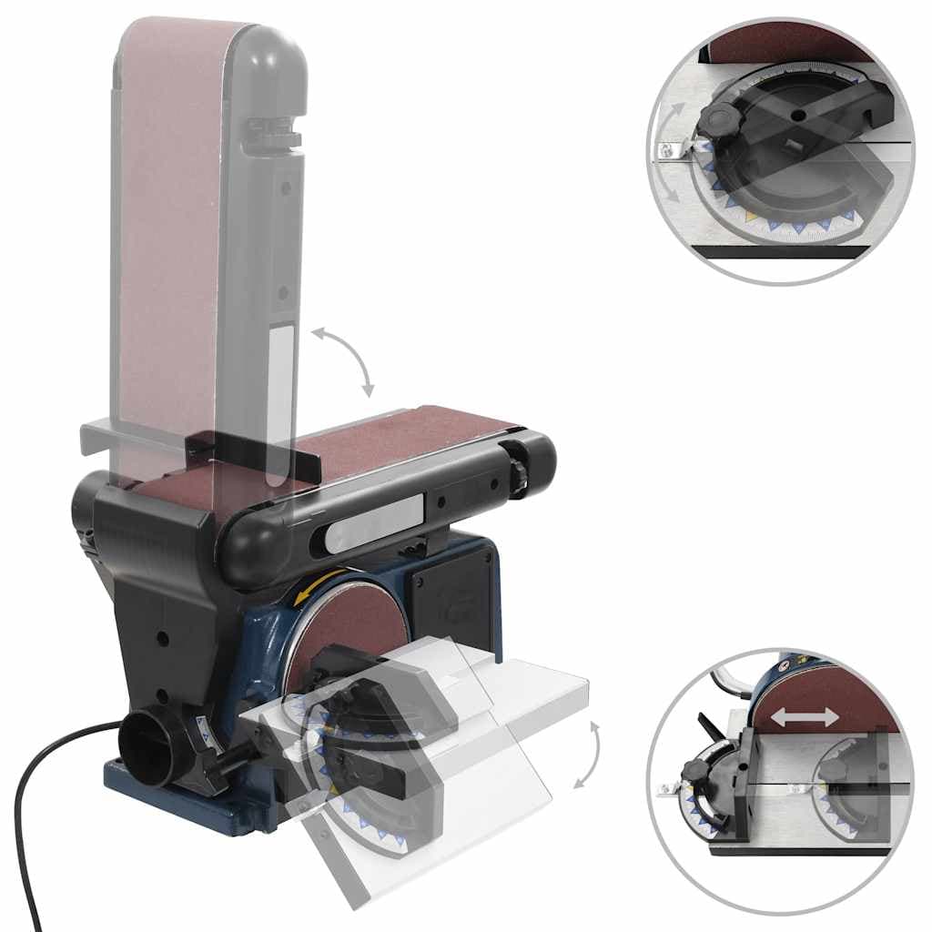 vidaXL Vlak- bandschuurmachine elektrisch 370 W 150 mm - foto 6