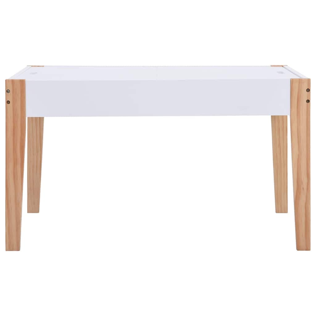 vidaXL 3-delige Kindertafel- stoelenset krijtbord - foto 7