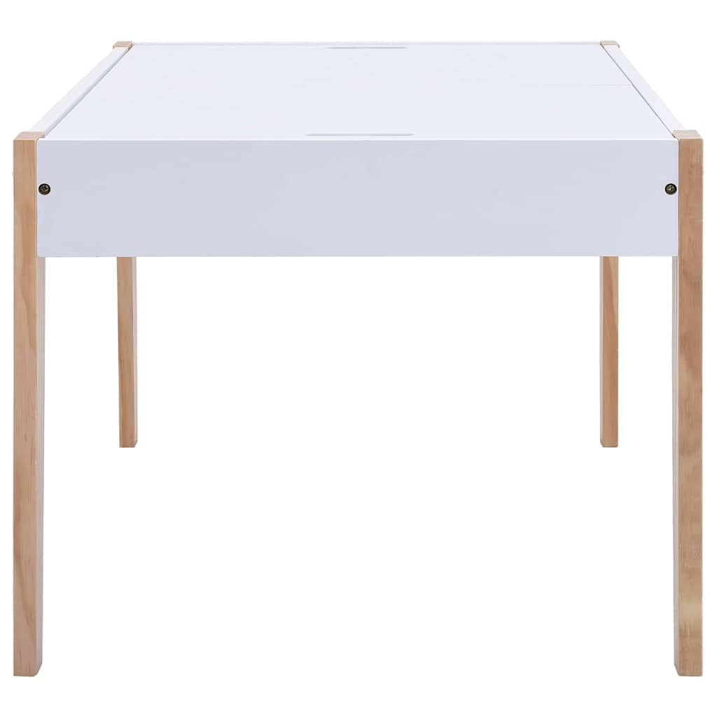 vidaXL 3-delige Kindertafel- stoelenset krijtbord - foto 8