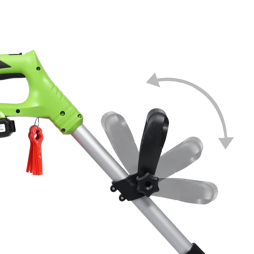 vidaXL Accugrastrimmer accu 20 V 1500 mAh Li-ion - foto 4