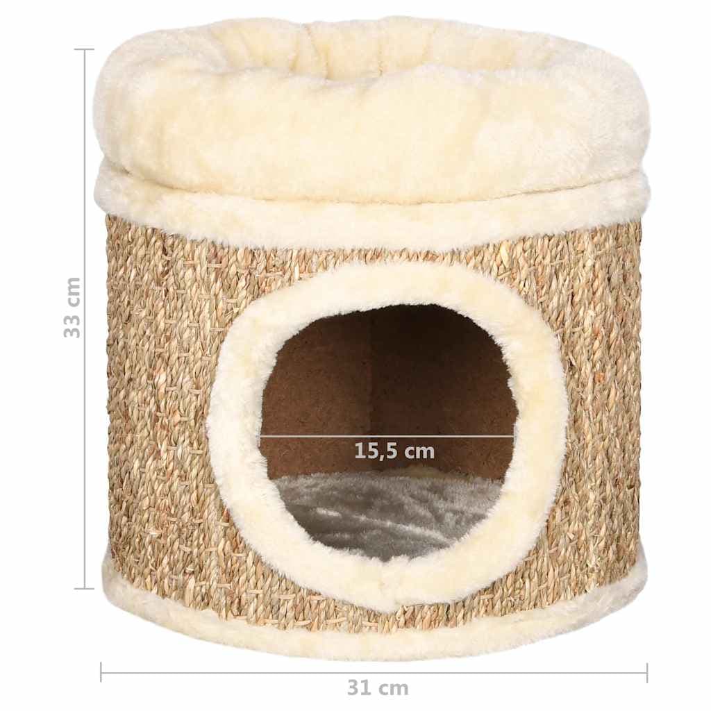 vidaXL Kattenhuis luxe kussen zeegras - foto 7
