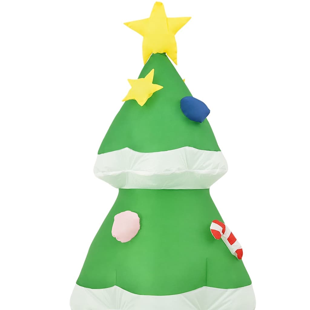 vidaXL Kerstdecoratie opblaasbaar kerstboom LED binnen/buiten - foto 5