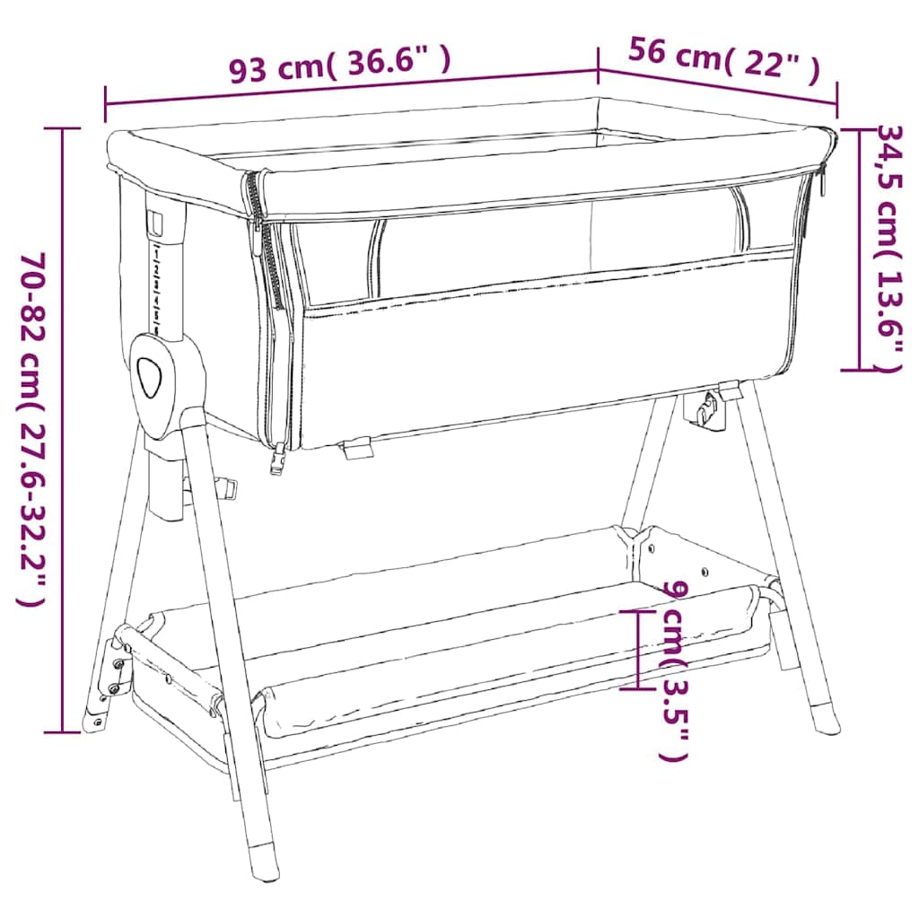 vidaXL Babybox matras linnen - foto 11