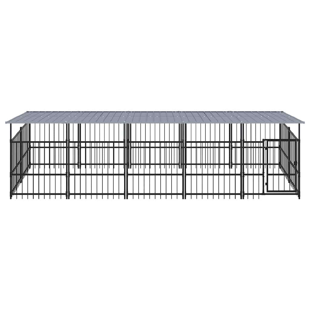 vidaXL Hondenkennel dak 9,38 ² - foto 3
