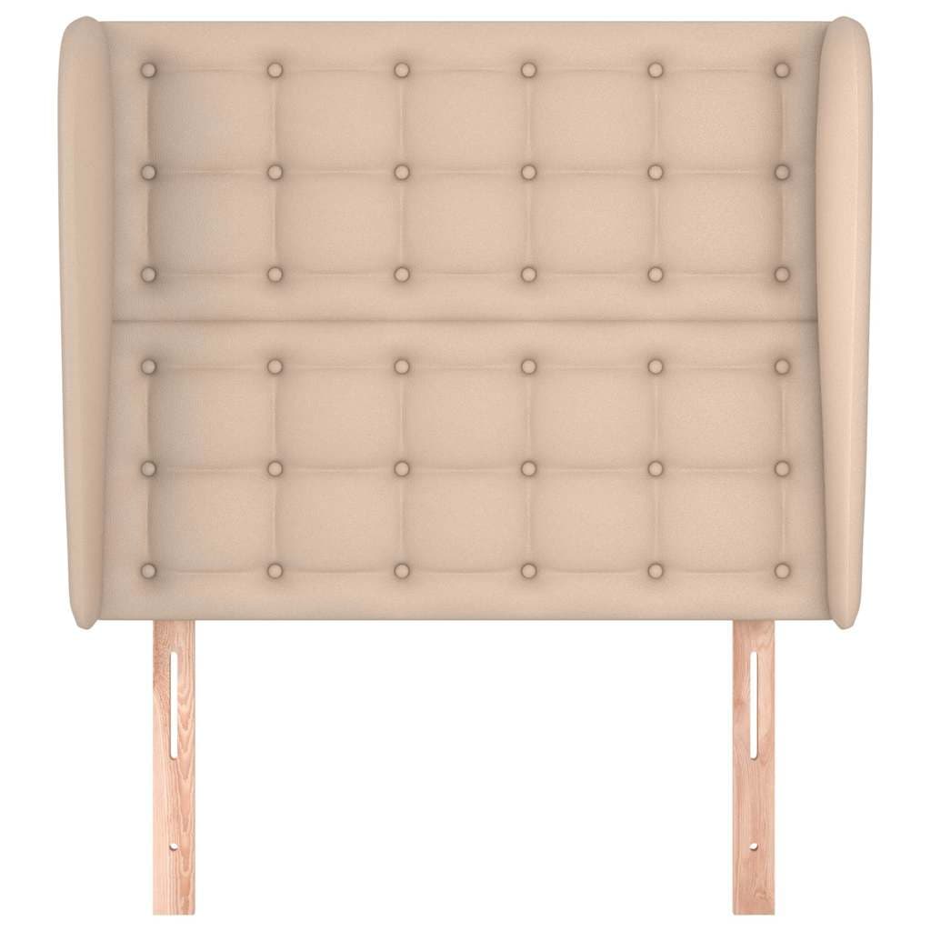 vidaXL Hoofdbord randen 93x23x118/ cappuccinokleur - foto 3