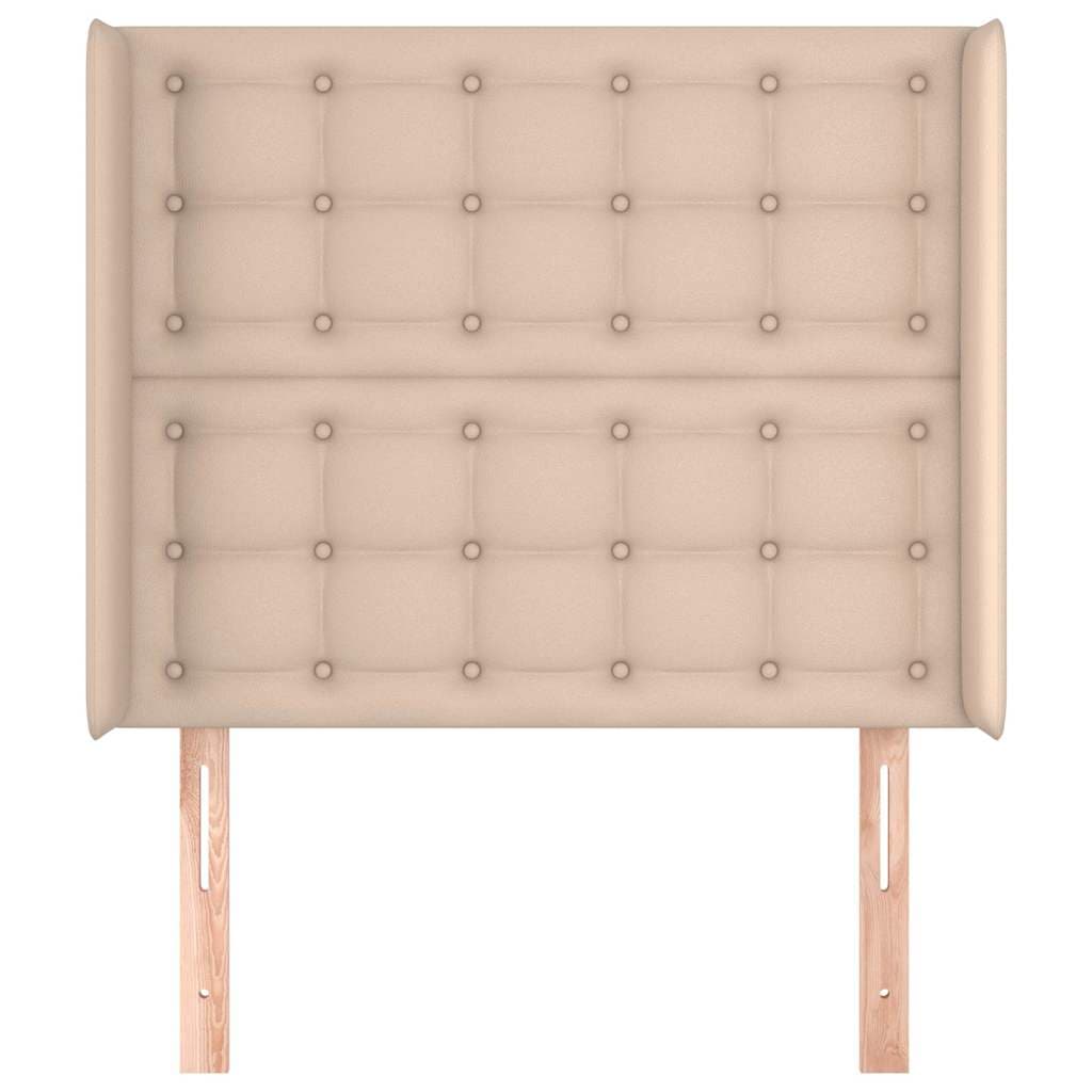 vidaXL Hoofdbord randen 93x16x118/ cappuccinokleur - foto 3