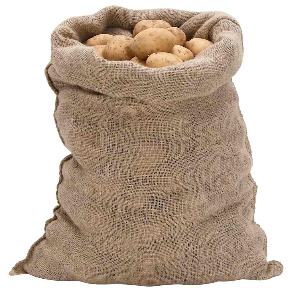 vidaXL Jutezakken 30 stuks 220 g/ ² 100% jute - foto 2