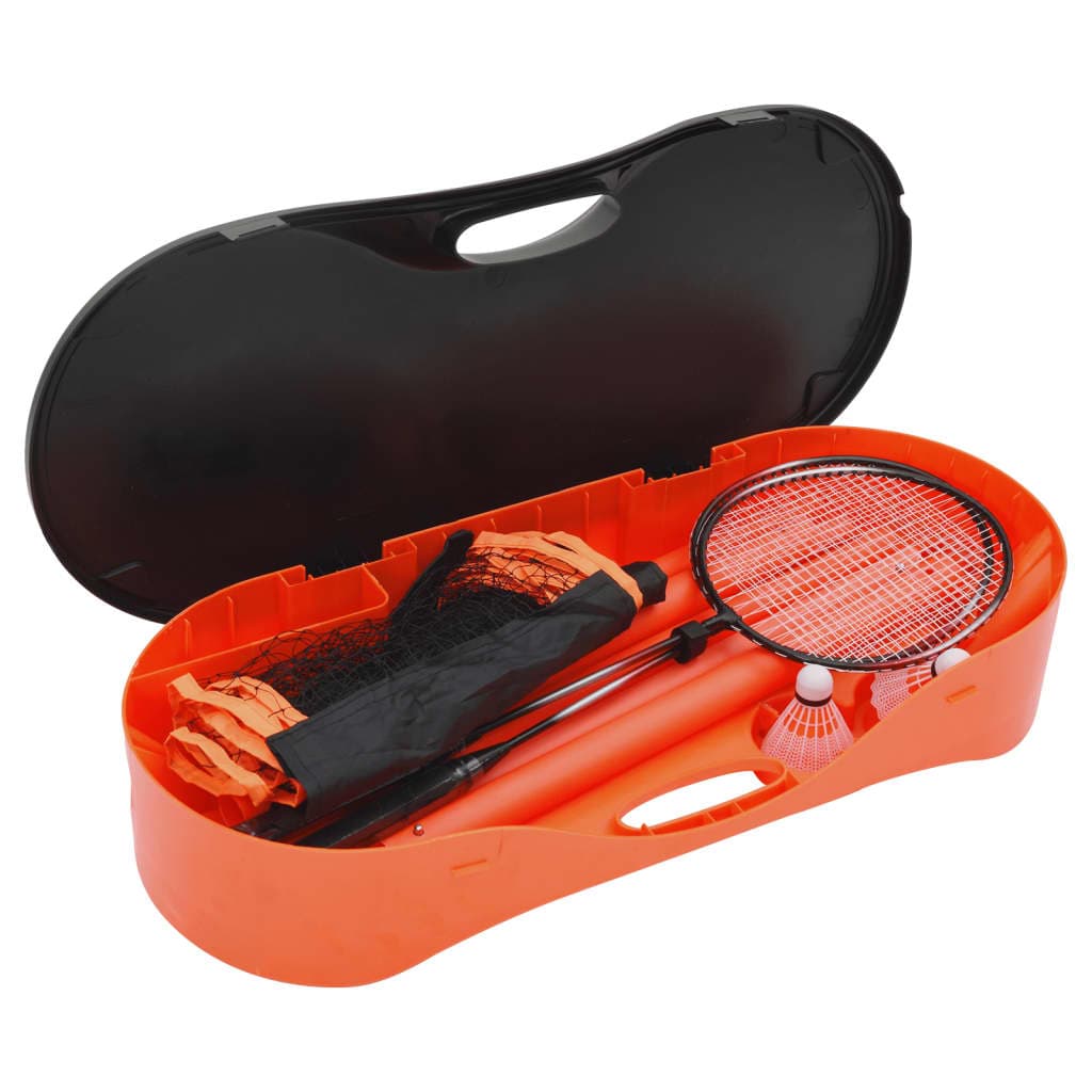 vidaXL Badmintonset 2 rackets, net opbergkoffer - foto 3