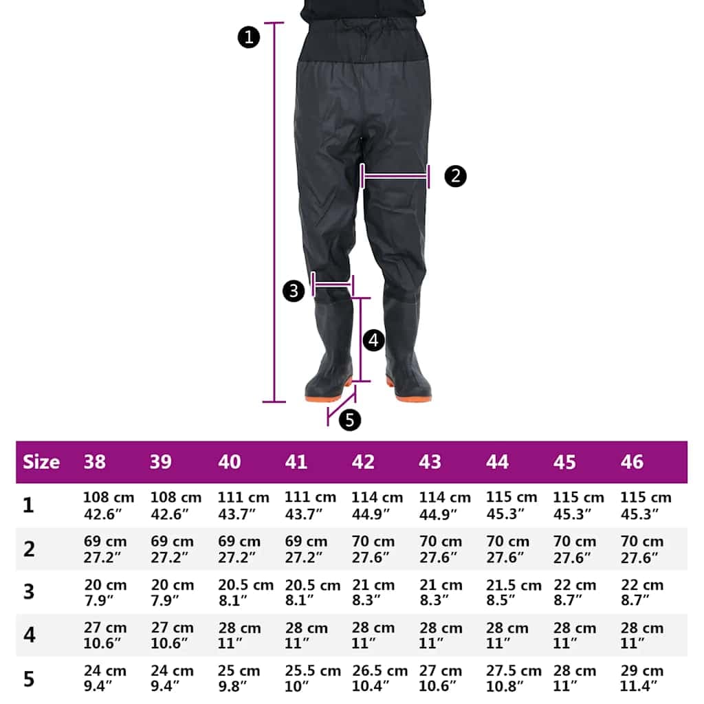 vidaXL Waadpak laarzen maat 38 - foto 7