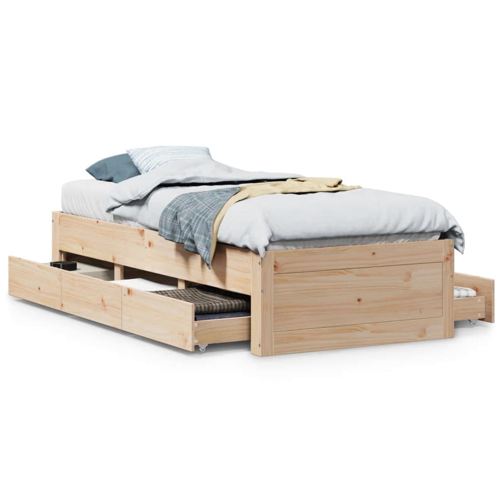 vidaXL Bedframe matras lades - foto 2
