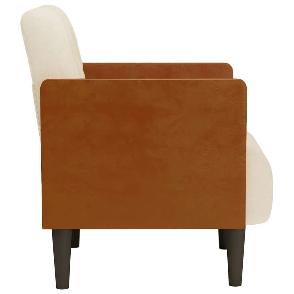 vidaXL Fauteuil armleuningen Linnen - foto 4