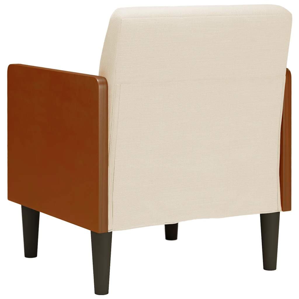 vidaXL Fauteuil armleuningen Linnen - foto 5
