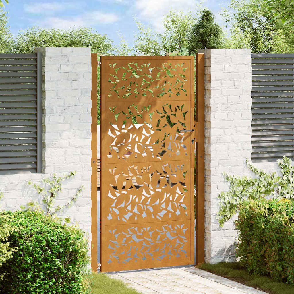 vidaXL Poort bladontwerp weervast - foto 1