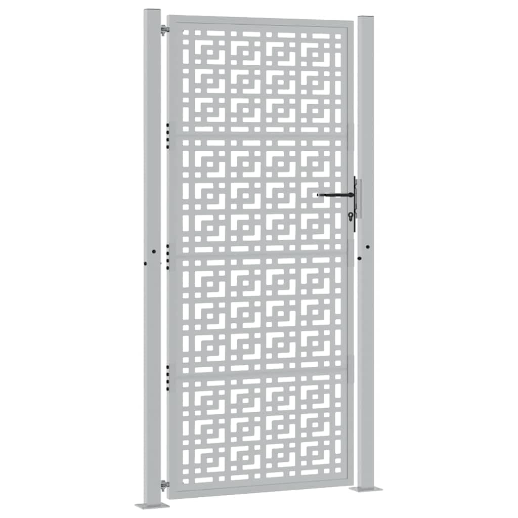 vidaXL Poort kruisontwerp weervast - foto 3