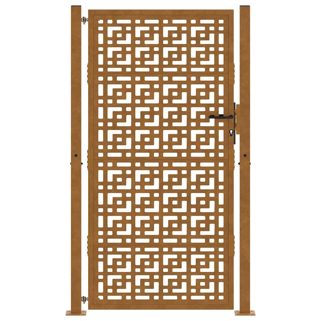 vidaXL Poort kruisontwerp weervast - foto 4