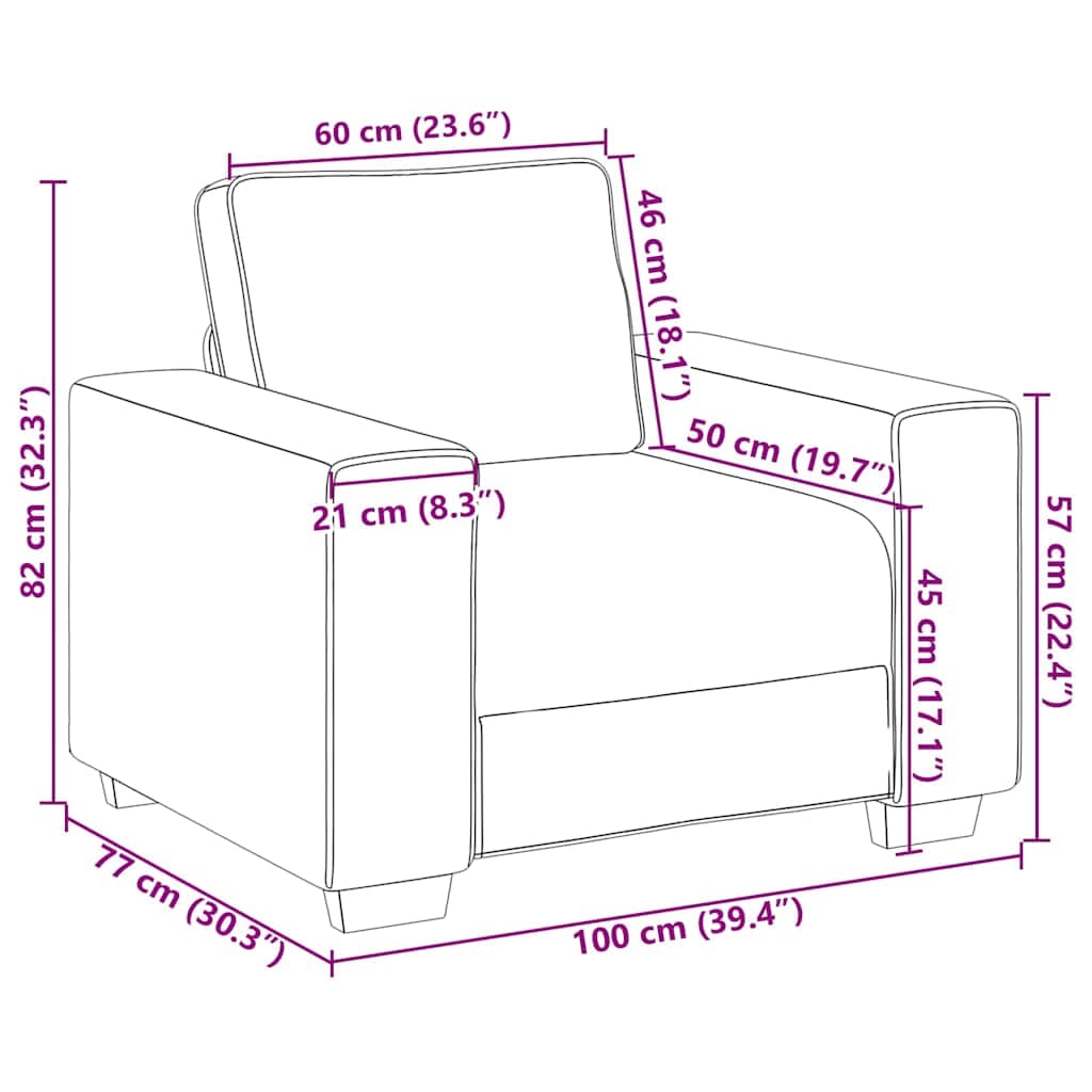 vidaXL 3-delige Loungeset kussens wolk - foto 11