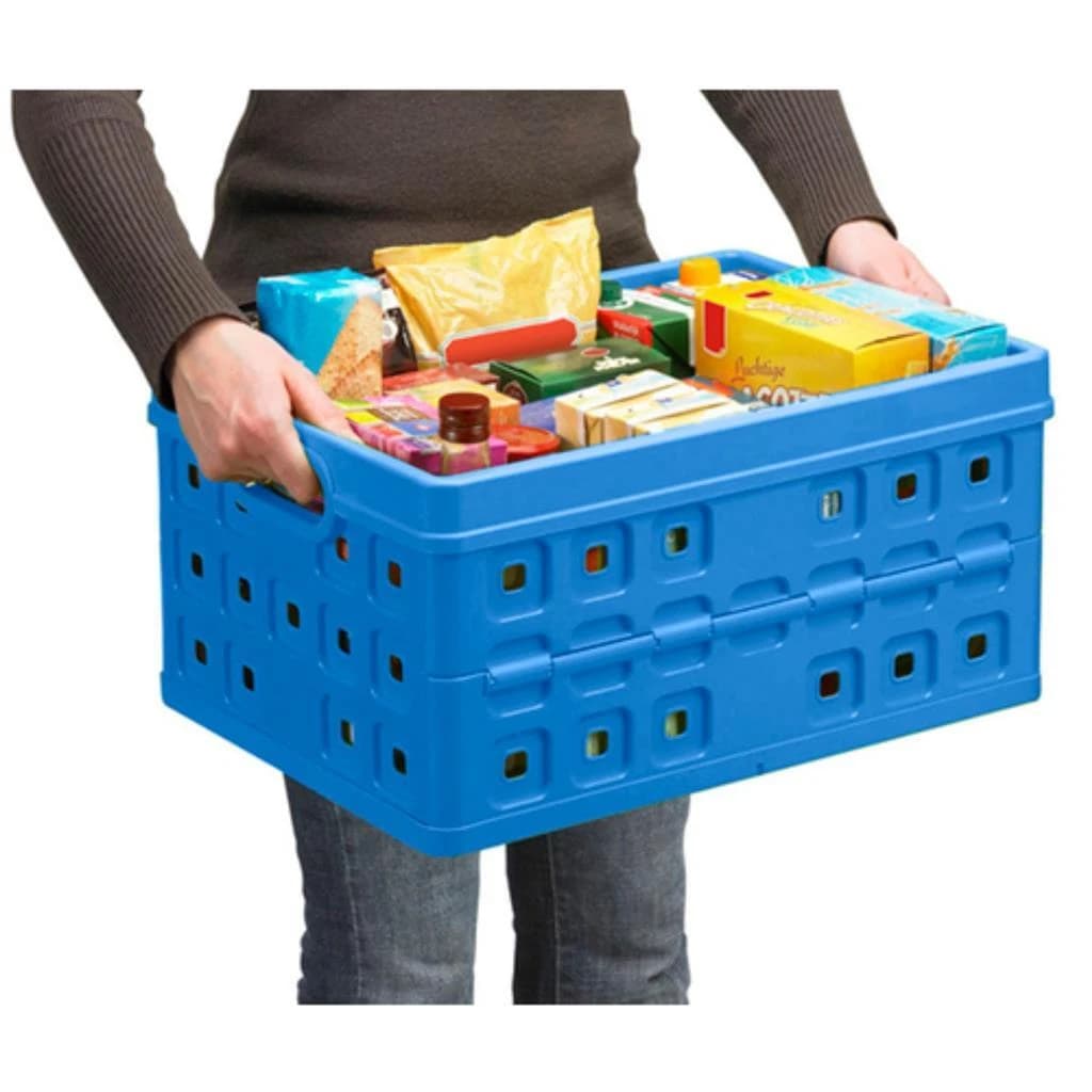 Sunware Square Vouwkrat 46L 54x38x26,5 cm Blauw - foto 2