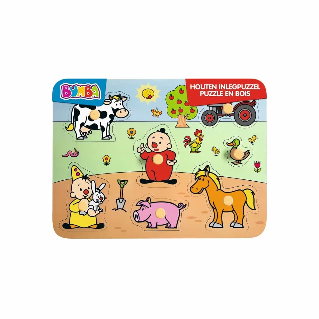Bumba Houten Puzzel Boerderij 7 Stukjes - foto 2