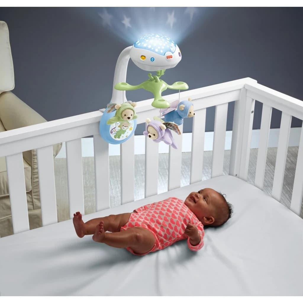 Fisher Price Vlinderdromen 3in1 Projectormobiel + Geluid - foto 3