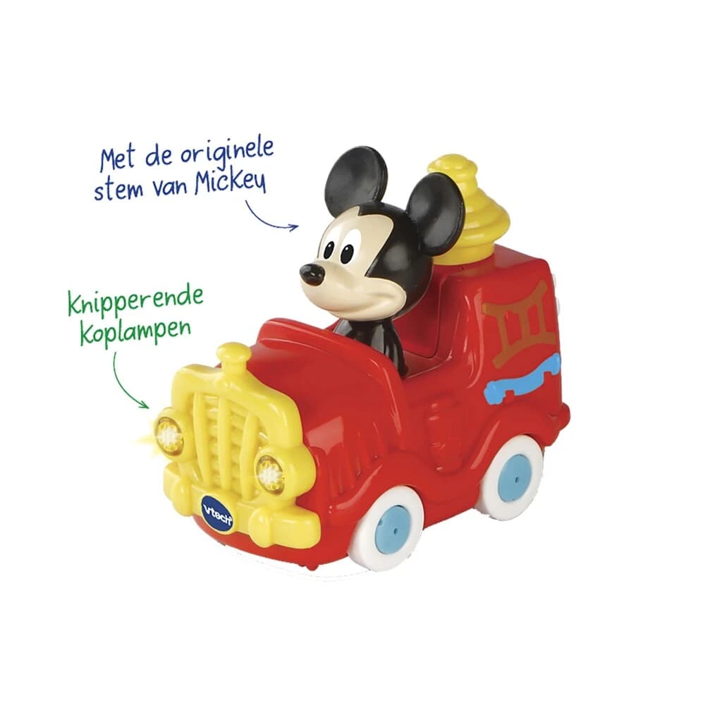 VTech Toet Toet Auto Disney Mickey Brandweerwagen + Licht en Geluid - foto 4
