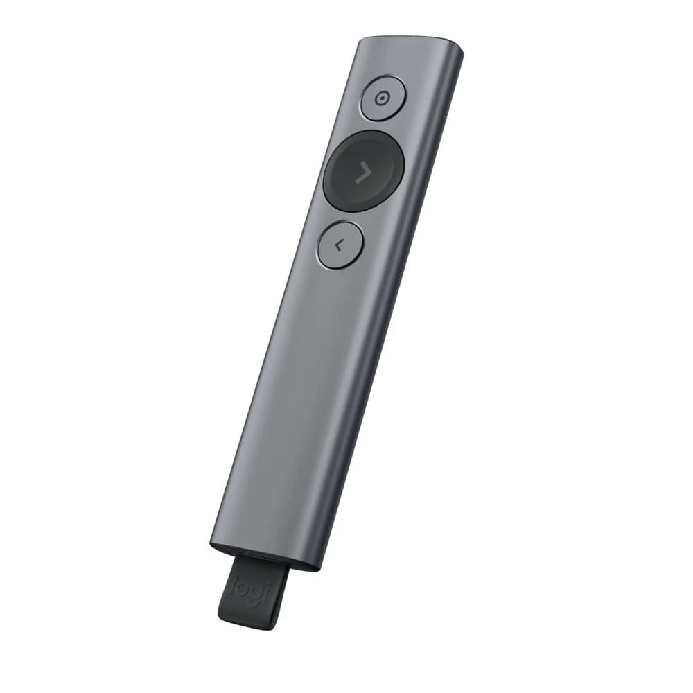Logitech Spotlight Presenter | Draadloos | Bluetooth & USB 2.4 GHz | Bereik tot 30 meter | Grijs - foto 4