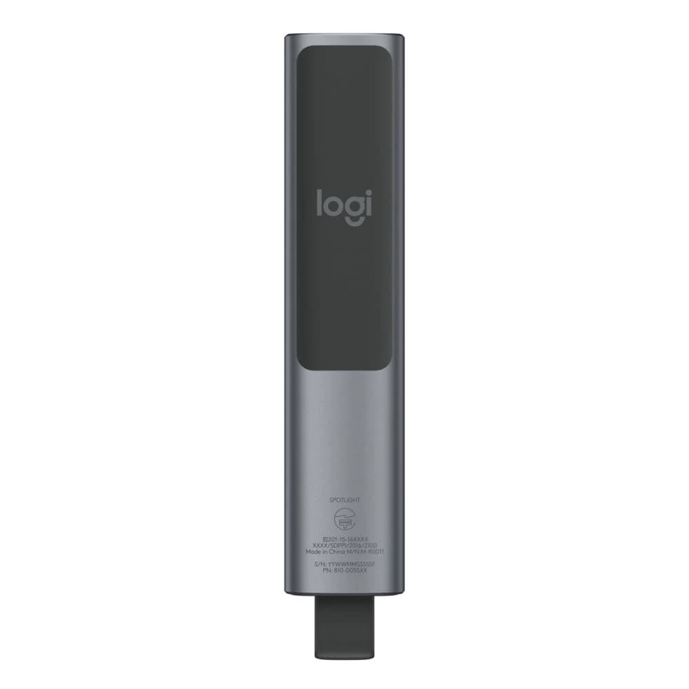 Logitech Spotlight Presenter | Draadloos | Bluetooth & USB 2.4 GHz | Bereik tot 30 meter | Grijs - foto 8