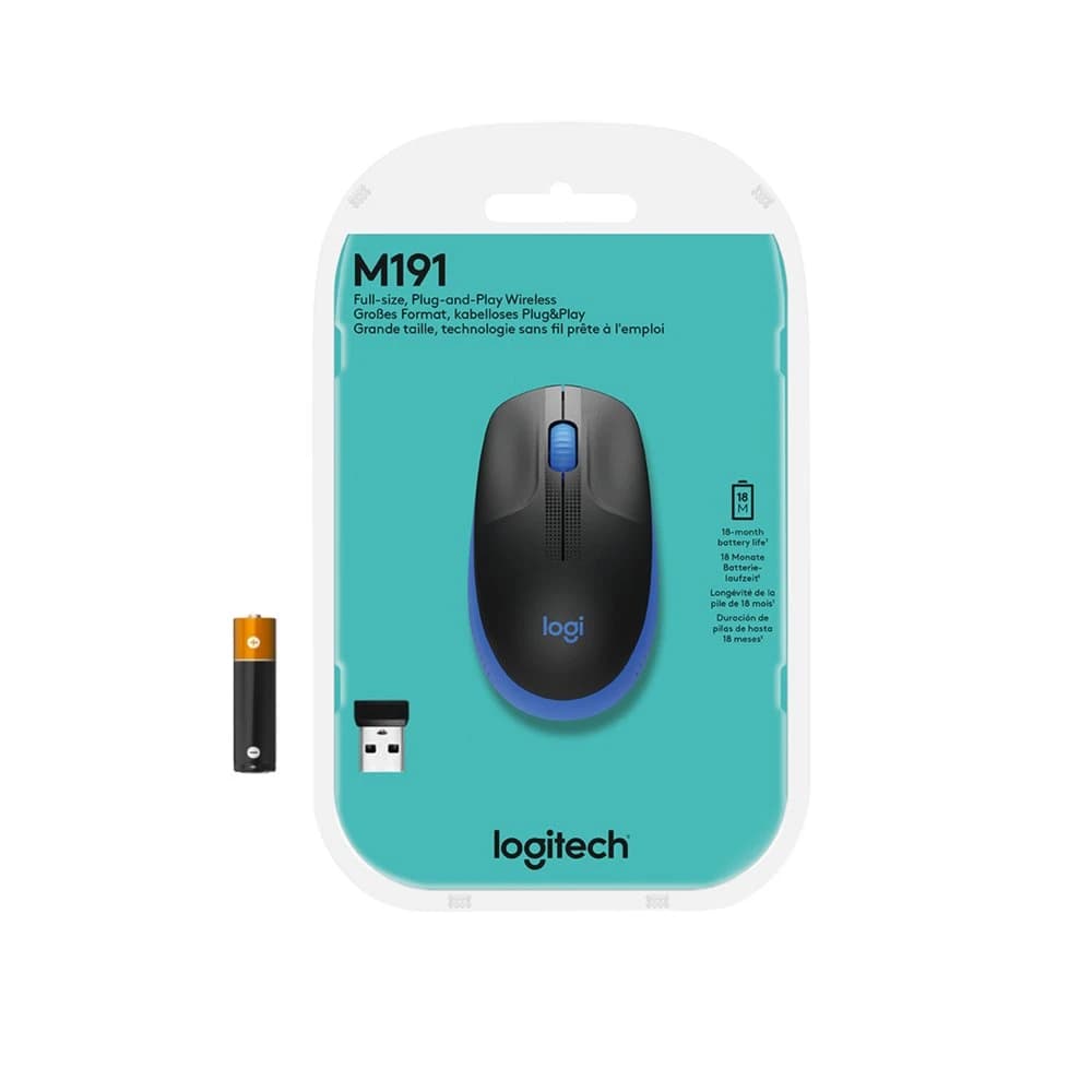 Logitech M190 muis close-up