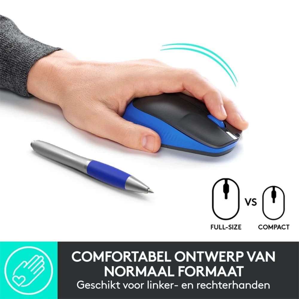 Logitech M190 muis onderkant