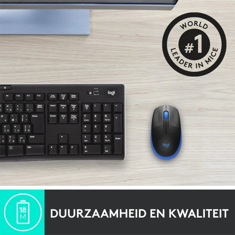 Logitech M190 muis in doos