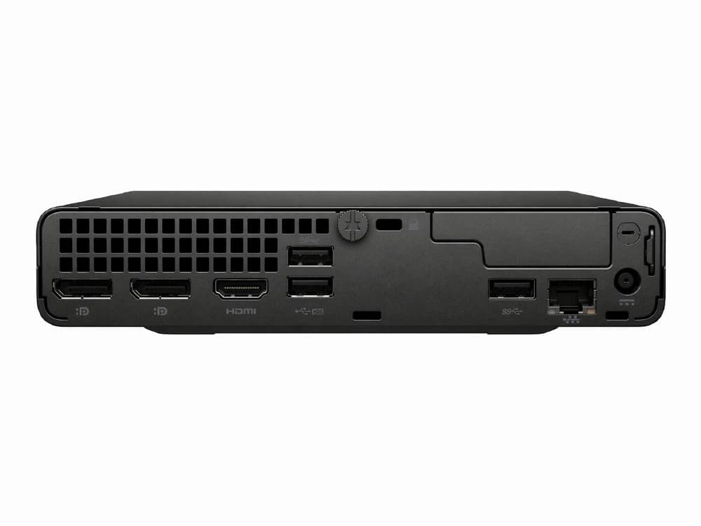 HP Pro Mini 400 G9 met aansluitingen