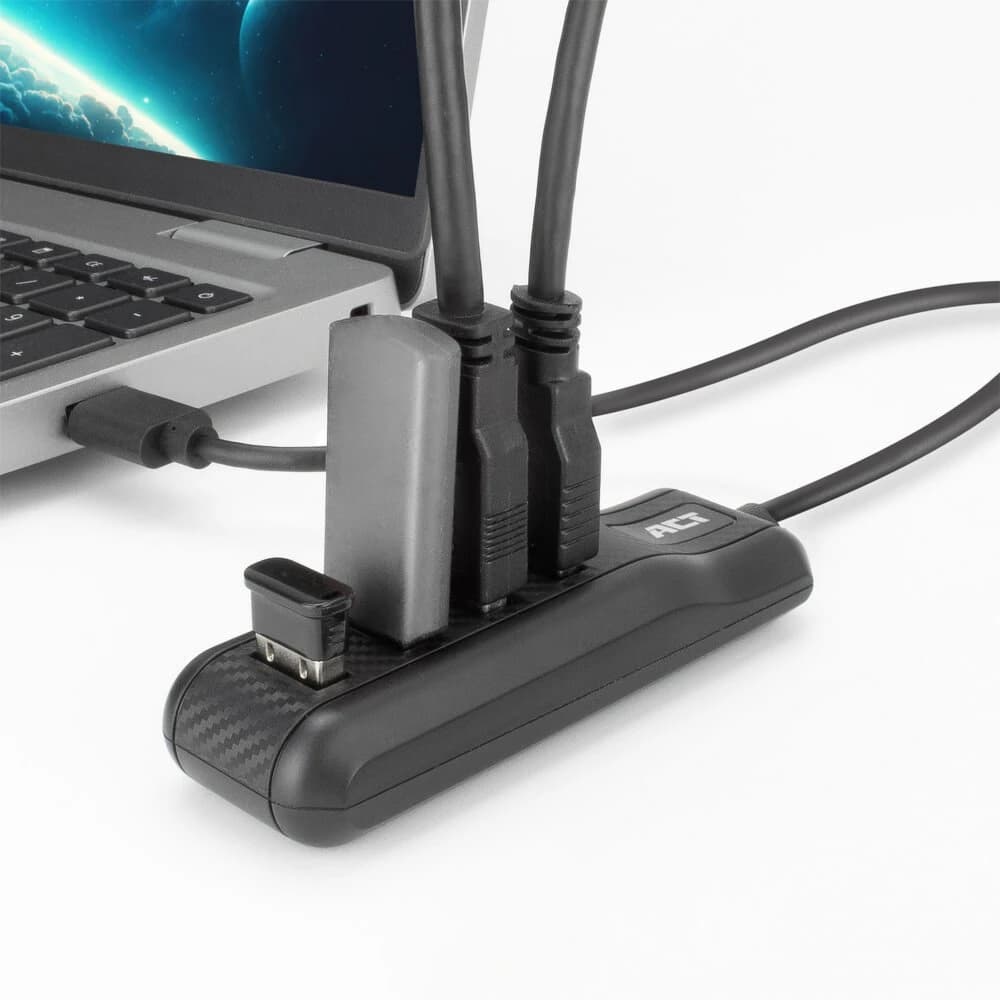 ACT AC6320 USB-hub met kabel van 50 cm