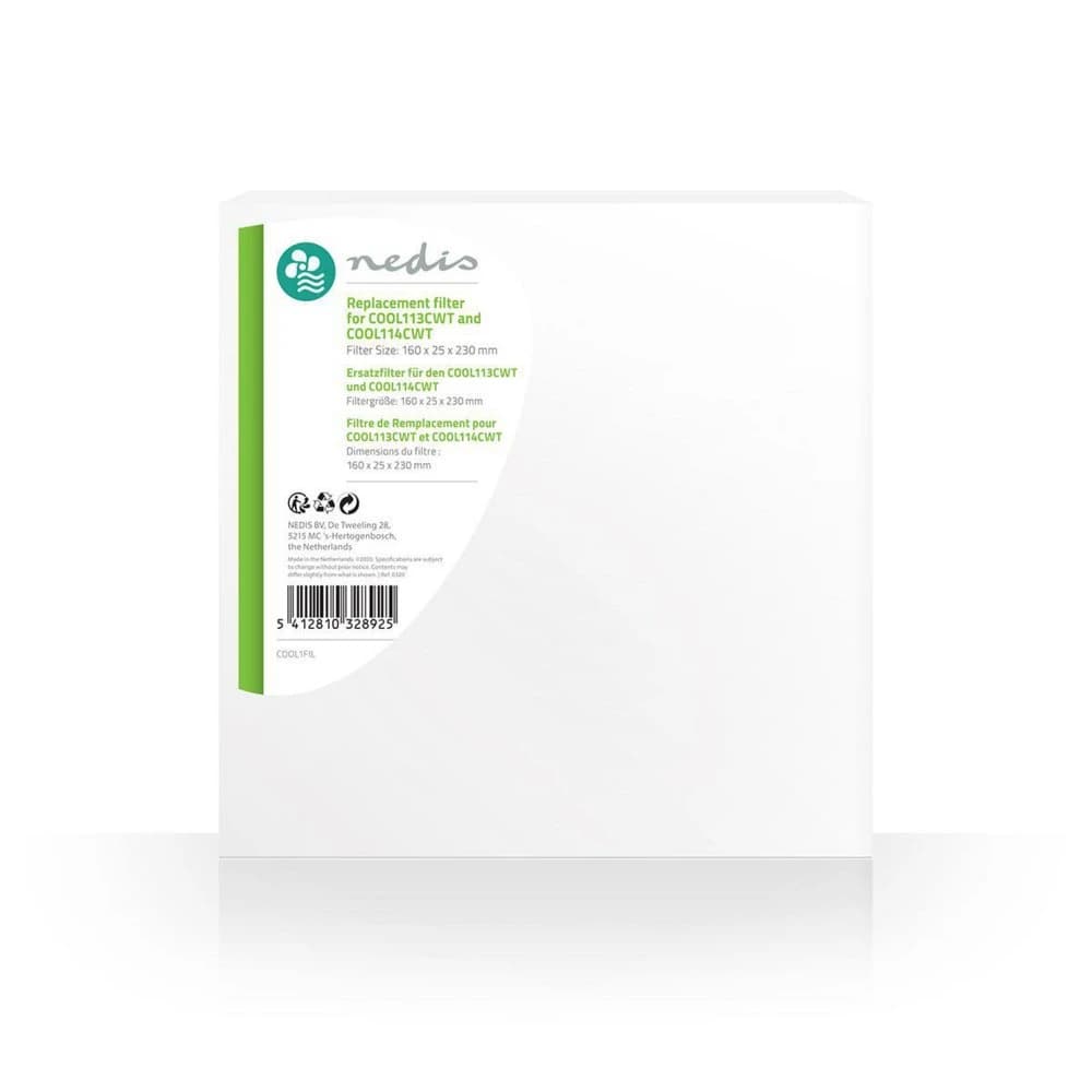 Nedis COOL1FIL vervangingsfilter voor luchtkoelers COOL113CWT en COOL114CWT - foto 8